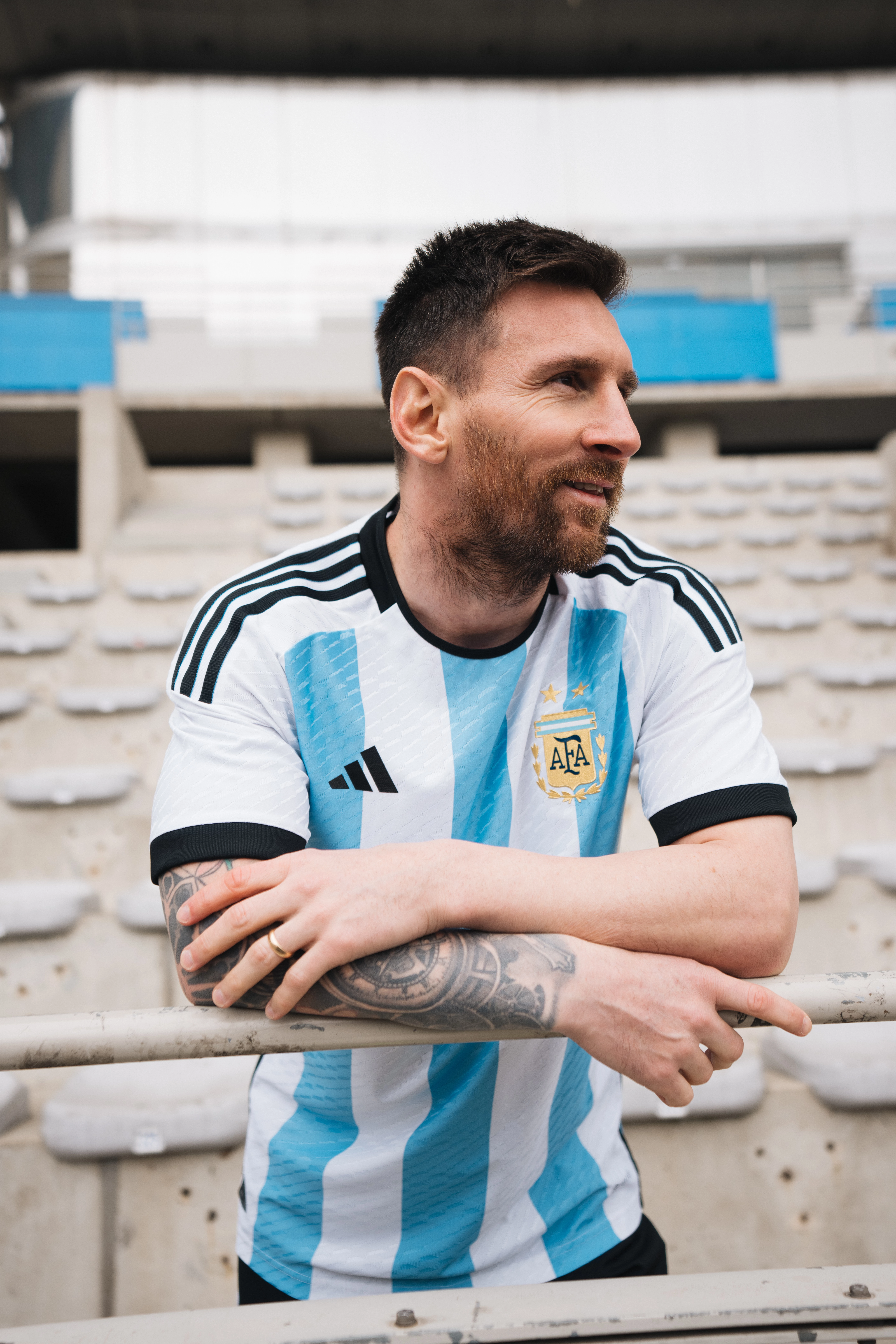 Lionel Messi con la camiseta argentina