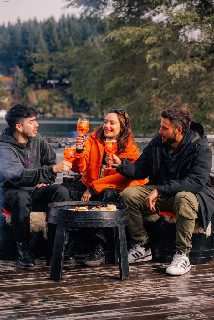 Agus Franzzoni, Flor Jazmín Peña y Nico Occhiato