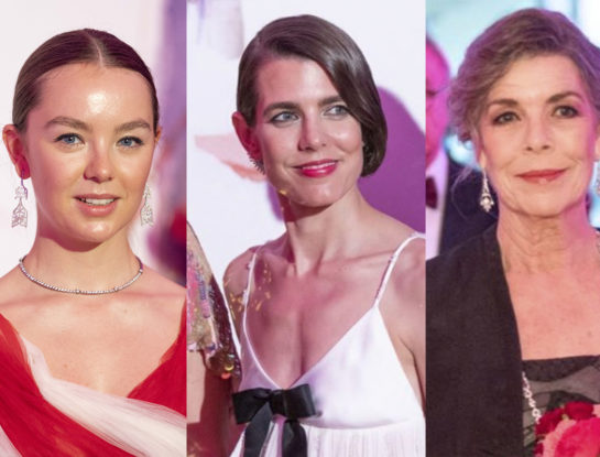 Los espectaculares y glamorosos looks de Charlotte Casiraghi y las demás mujeres Grimaldi en el tradicional Baile de la Rosa de Mónaco