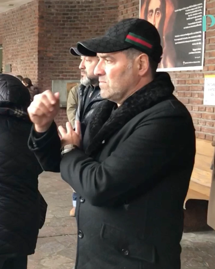 Mariano Iúdica en la despedida de Cacho Fontana