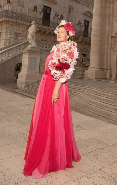 Drew Barrymore en Dolce & Gabbana