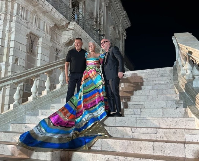 Helen Mirren en Dolce & Gabbana