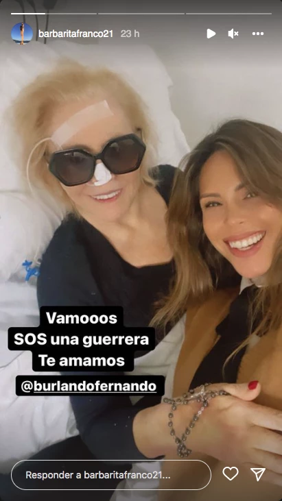 BARBY FRANCO Y SUEGRA