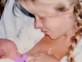 Veronica Vieyra con Camila de bebé