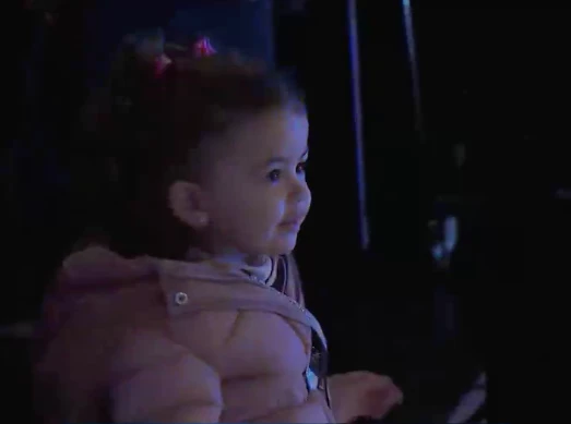 Virginia Gallardo con su hija Martina