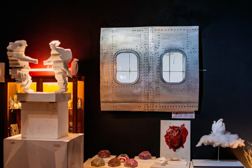 Leandro Sivori en su taller