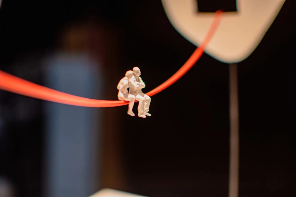 Leandro Sivori en su taller