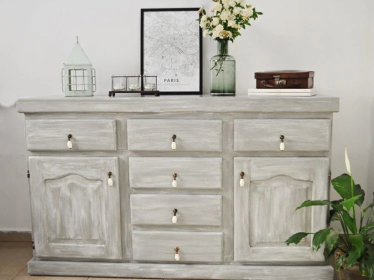 Cómo pintar un mueble de madera y lograr un efecto vintage o gastado –  Revista Para Ti