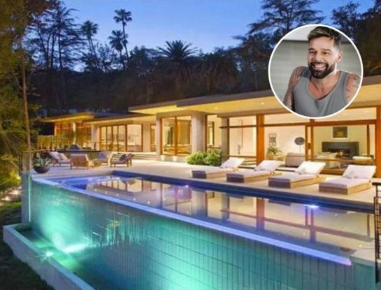 Así es la espectacular mansión de Ricky Martin en Beverly Hills: tiene 7 dormitorios, 9 baños y está decorada siguiendo las claves del Feng Shui