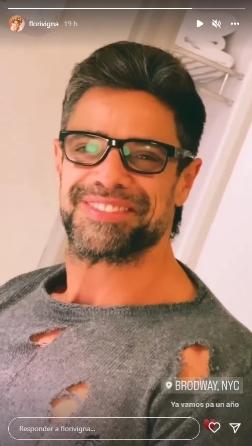 Luciano Castro y Flor Vigna en New York