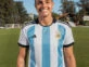 Florencia Jaimes con la camiseta argentina