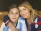 Karina Mazzocco y su hijo Malek