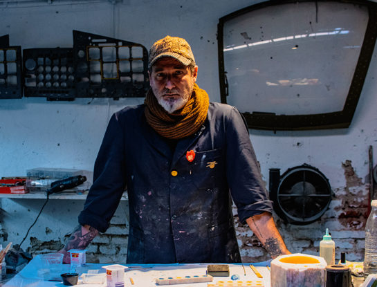 #EspaciosDeArte, Leandro Sivori nos invita a su taller: "Con mi obra trato de transmitir lo que me está pasando"