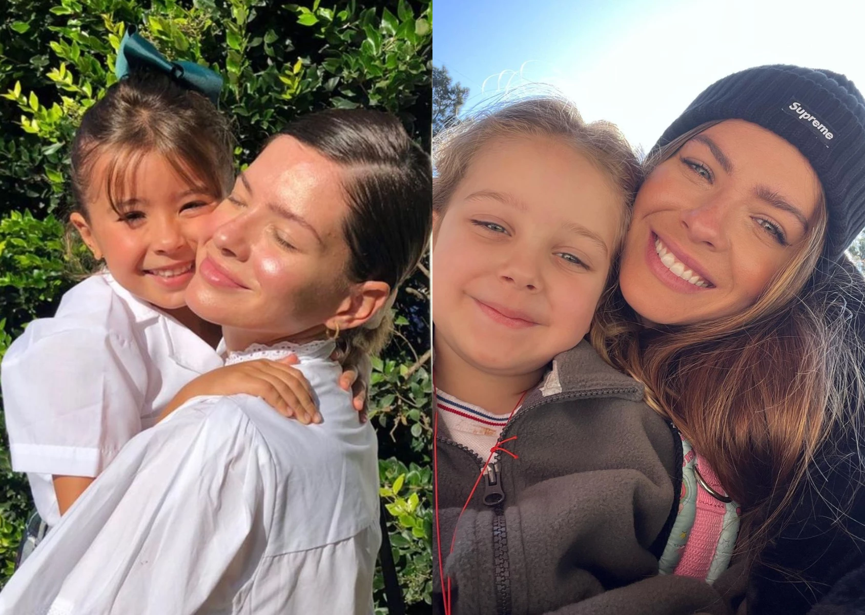 La China Suárez mostró los looks de sus hijas, Rufina y Magnolia, en Disney