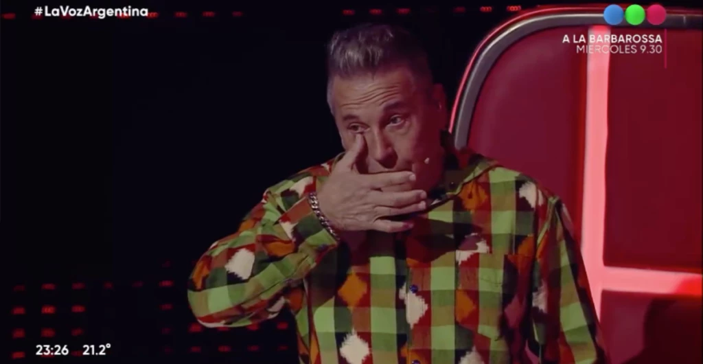 Las lágrimas de Ricardo Montaner. (Captura de tevé)