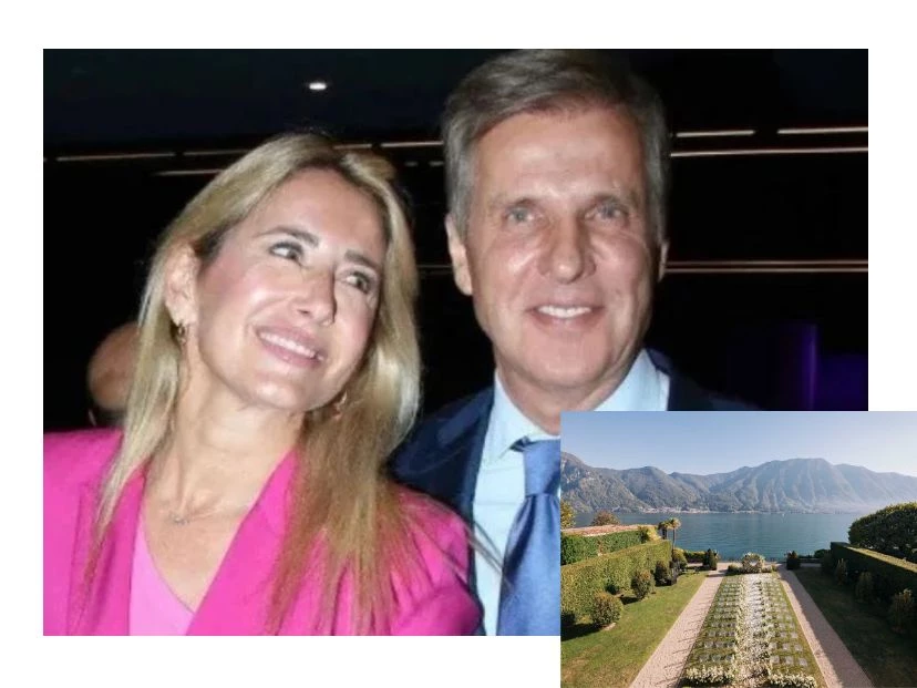 la exclusiva propiedad en Lago di Como donde Martín Redrado y Lulú Sanguinetti se casaron
