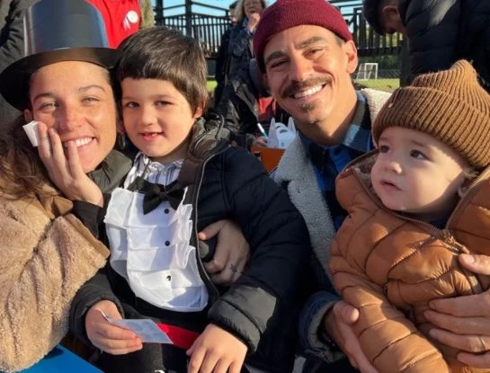 Día del Padre: Juana Repetto y la sorpresa que organizó para saludar a Sebastián Graviotto junto a sus hijos Toro y Belisario