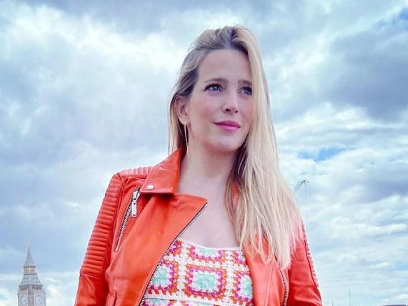 El look a crochet de Luisana Lopilato