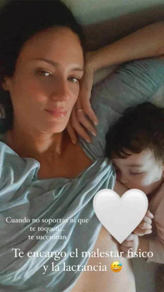Paula Chaves junto a su hija Filipa