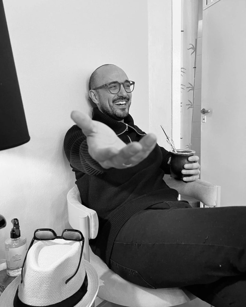 Dos gotas de agua: padre e hijo amantes del mate