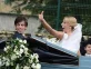 Felices, Clemente Zavaleta e Isabelle Strom en su casamiento en Francia