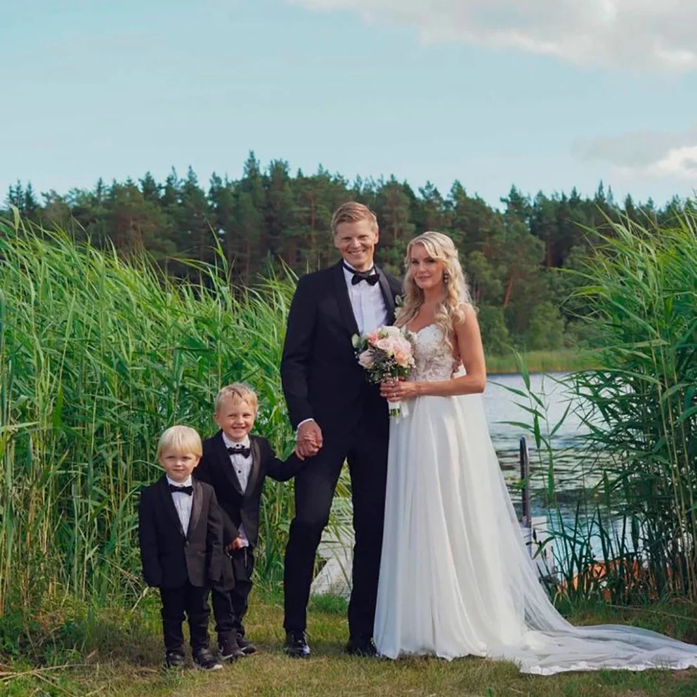 La Sueca Larsson y Patrick Andersson.