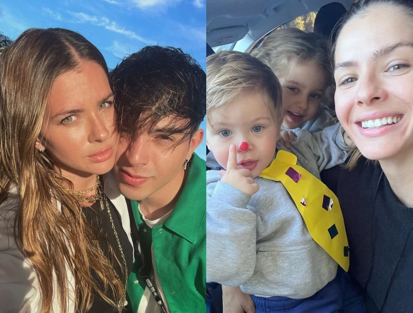 La China Suárez, sus hijos y Rusherking