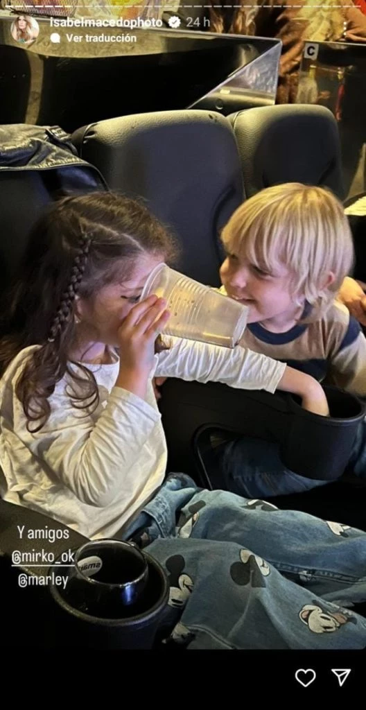 el tierno reencuentro entre Mirko, el hijo de Marley, y Belita, la hija de Isabel Macedo