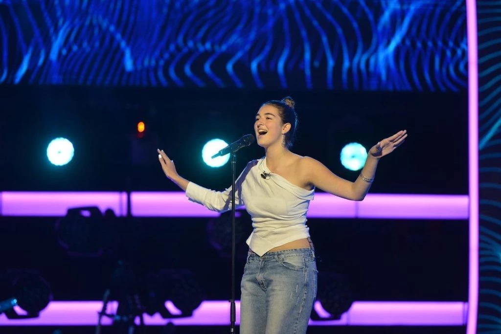 Margarita Bullrich durante las audiciones a ciegas