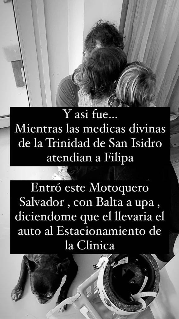 La conductora tuvo que llevar a Baltazar a la guardia pero Filipa tuvo convulsión febril en el camino
