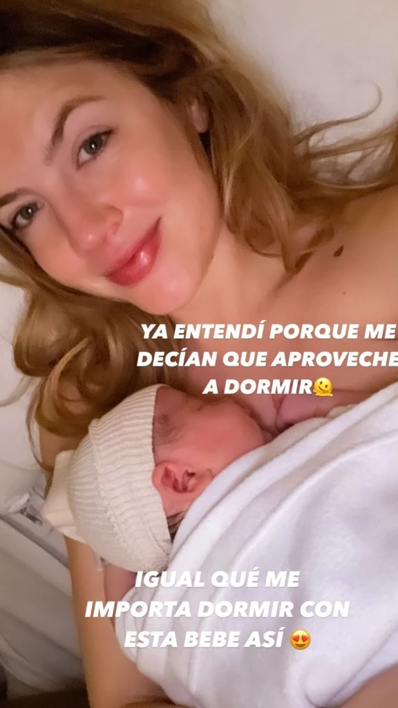Los primeros pasos de Stephie Demner tras el nacimiento de su hija