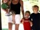 Sharon Stone con sus tres hijos adoptados