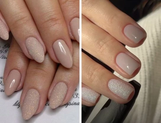 Uñas purpurina, el nail art más glam para lucir tu manos