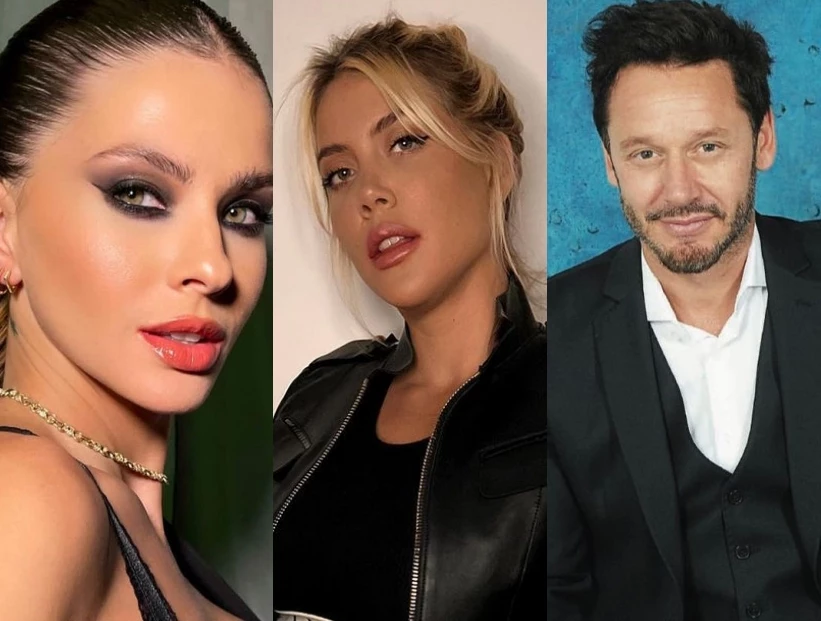 China Suárez, Wanda Nara y Benjamín Vicuña