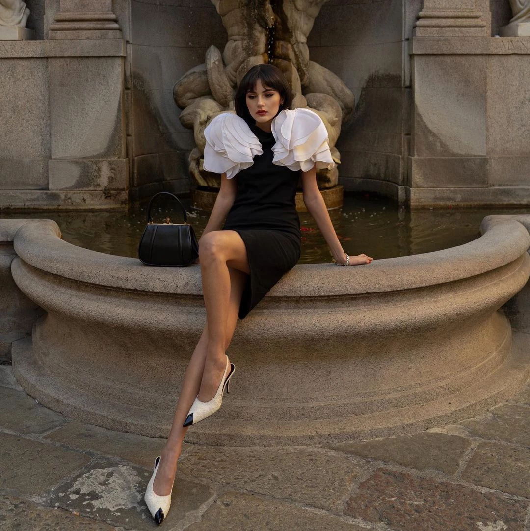 blanco y negro al estilo francés