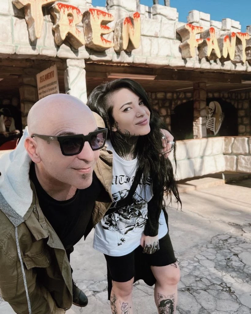 Alexis Puig y su pareja Luciana