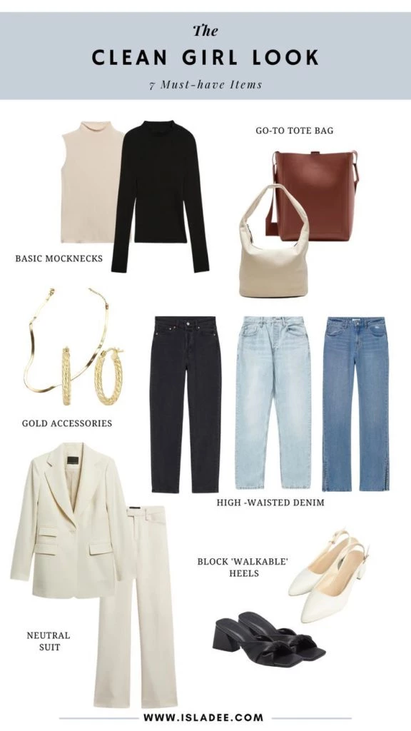 Cómo armar un look clean girl