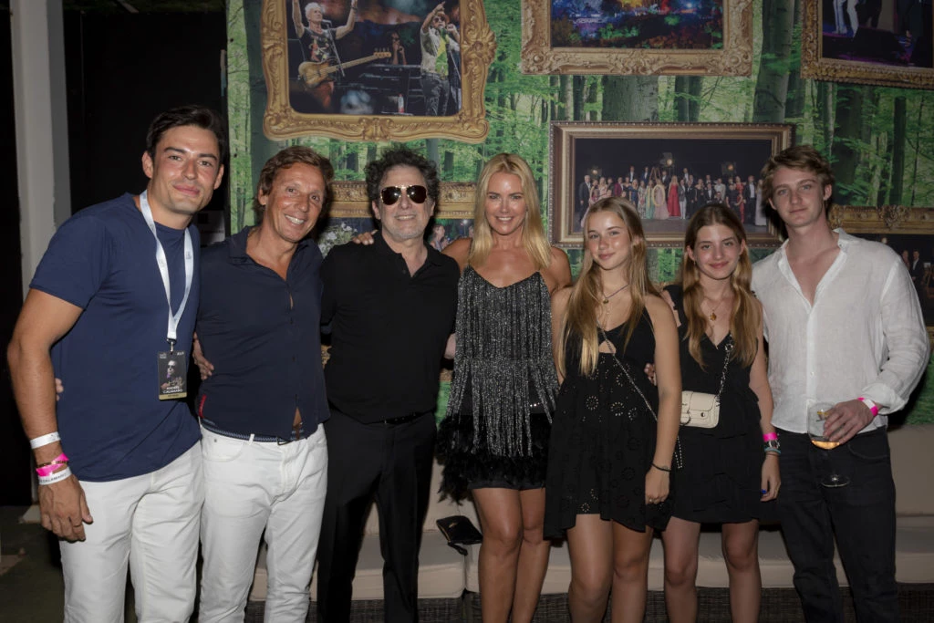 Andrés Calamaro y familia Gravier Mazza
