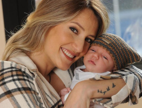 Así está Luca, el hijo de Mica Viciconte y Fabián Cubero