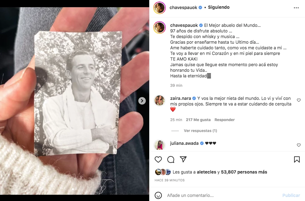 ABUELO DE PAULA CHAVES