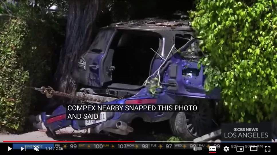 ANNE HECHE ACCIDENTE