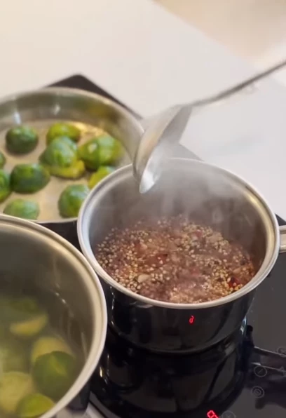 Preparacion risotto con trigo sarraceño