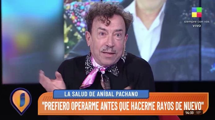 Aníbal Pachano contó cómo será su cirugía de cerebro