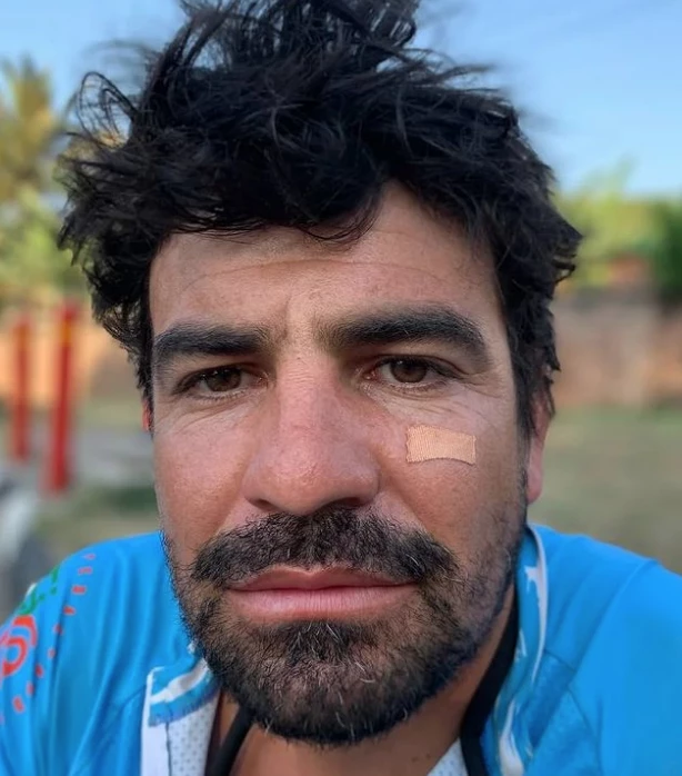 Lucas Ledezma de pedaleando a Qatar