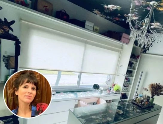 Así es el vestidor de Gimena Accardi: tiene un detalle deco que ama la China Suárez