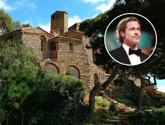 Así es la espectacular casa de estilo medieval que compró Brad Pitt