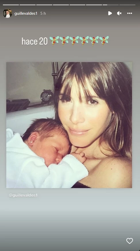 Guillermina Valdés compartió una foto retro con su hija Paloma