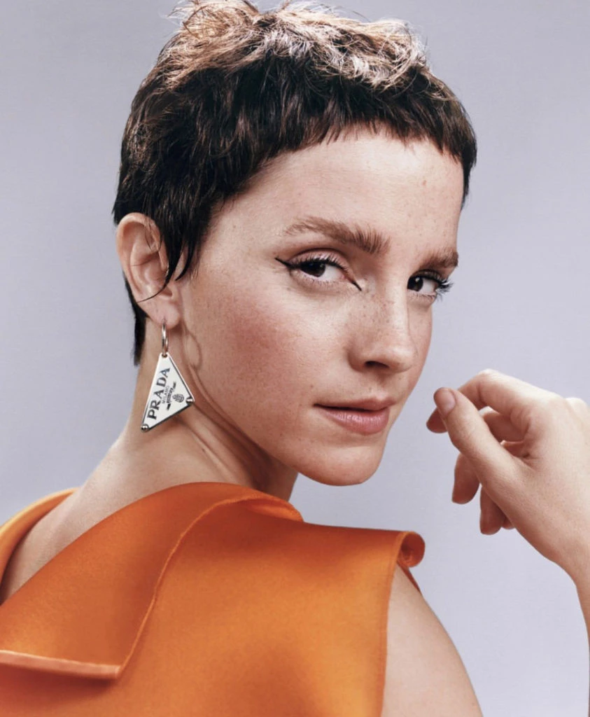 Emma Watson en la campaña de Prada. Foto IG.