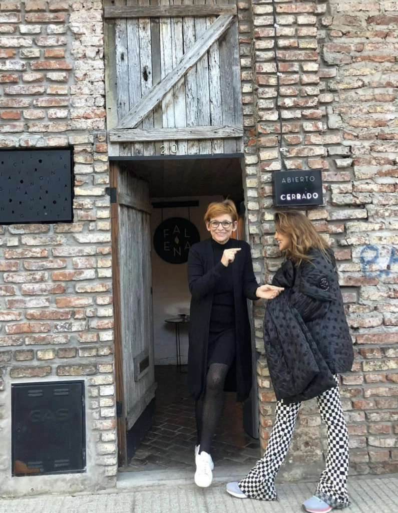 Calu en Buenos Aires. Foto en IG.