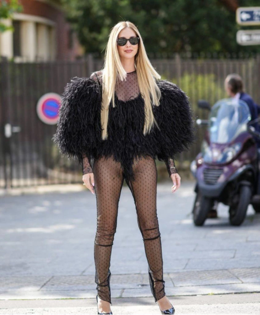 Chiara Ferragni, una de las primeras en implementar la tendencia. Foto IG.